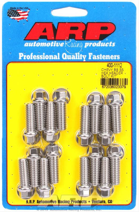ARP ARP Stainless Steel Header Bolts 400-1112 Autofit