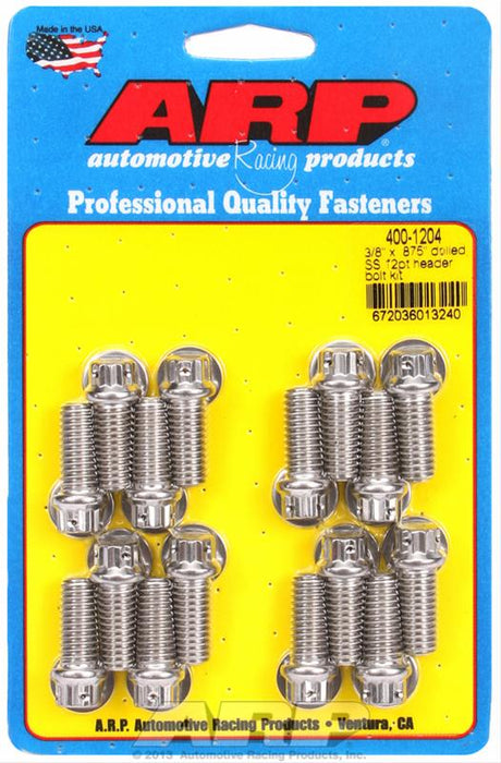 ARP ARP Stainless Steel Header Bolts 400-1204 Autofit