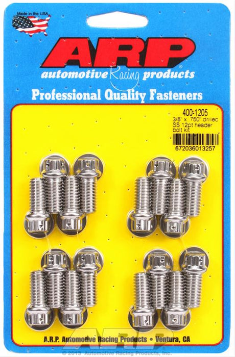 ARP ARP Stainless Steel Header Bolts 400-1205 Autofit