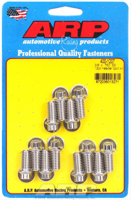 ARP ARP Stainless Steel Header Bolts 400-1207 Autofit