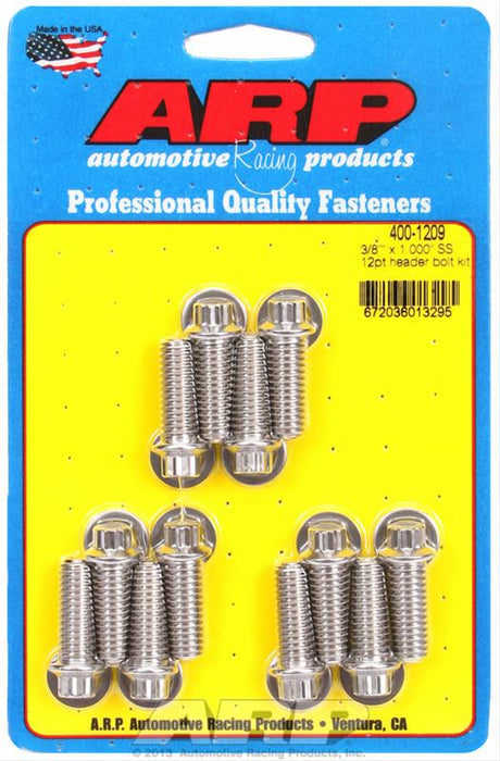 ARP ARP Stainless Steel Header Bolts 400-1209 Autofit
