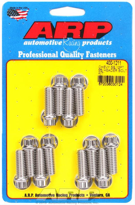 ARP ARP Stainless Steel Header Bolts 400-1211 Autofit