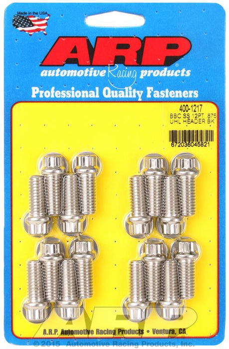 ARP ARP Stainless Steel Header Bolts 400-1217 Autofit