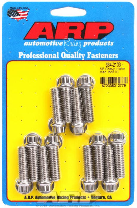 ARP ARP Stainless Steel Intake Manifold Bolt Kits 334-2103 Autofit