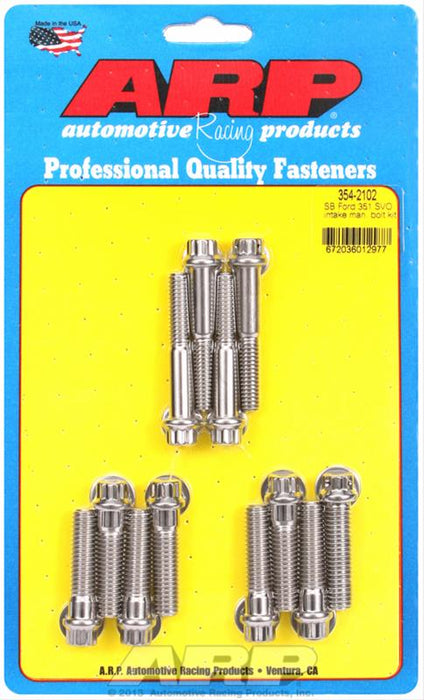 ARP ARP Stainless Steel Intake Manifold Bolt Kits 354-2102 Autofit