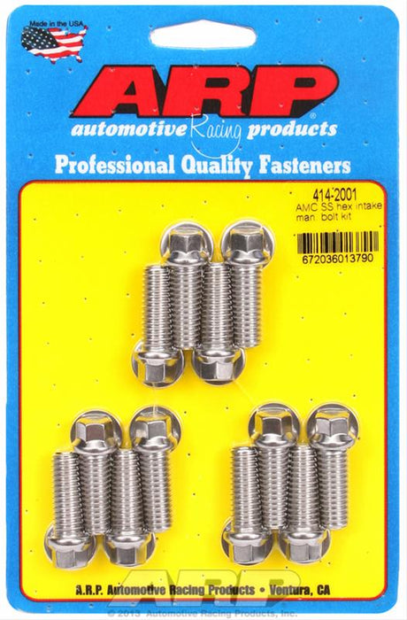 ARP ARP Stainless Steel Intake Manifold Bolt Kits 414-2001 Autofit
