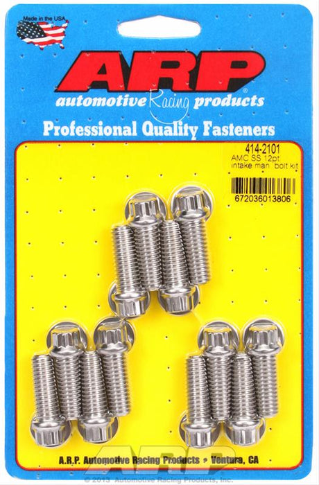 ARP ARP Stainless Steel Intake Manifold Bolt Kits 414-2101 Autofit