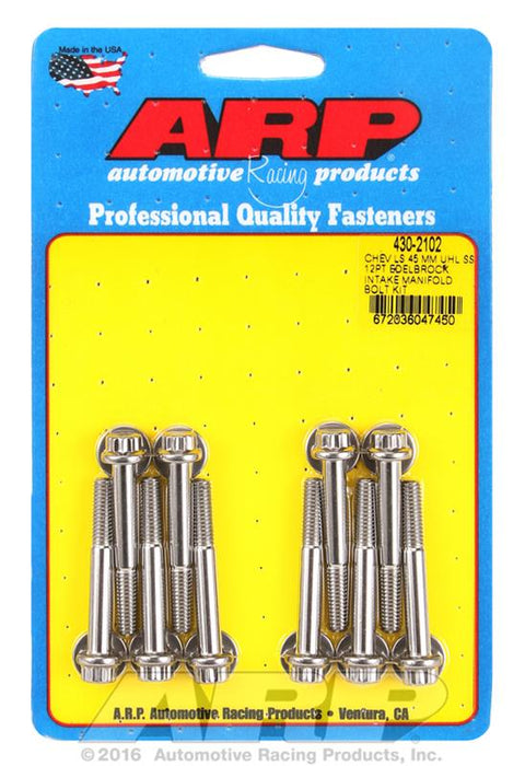 ARP ARP Stainless Steel Intake Manifold Bolt Kits 430-2102 Autofit