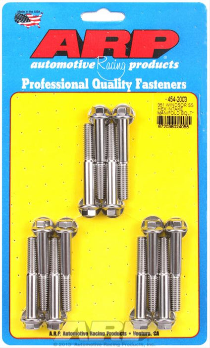 ARP ARP Stainless Steel Intake Manifold Bolt Kits 454-2003 Autofit
