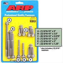 ARP ARP Timing Cover Bolt Kits 454-1503 Autofit