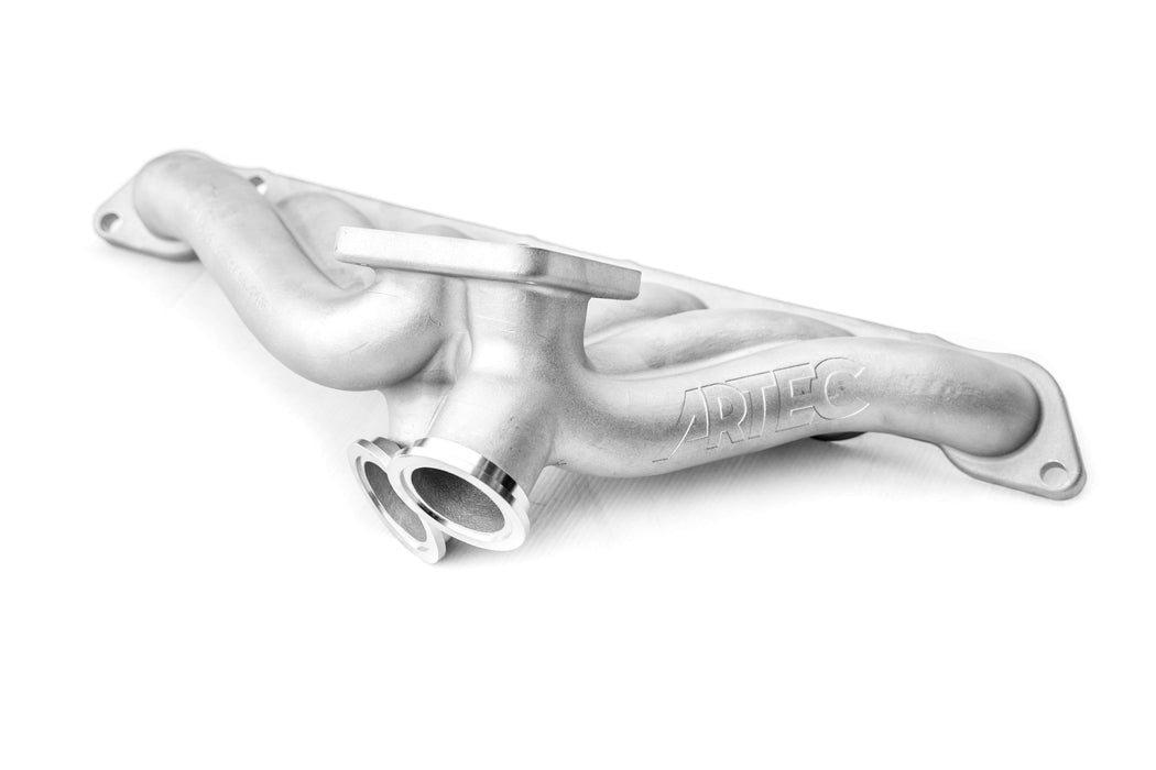 ARTEC MANIFOLDS Product ARTEC Performance Toyota 2JZ GE T4 Twin-scroll Exhaust Manifold Autofit