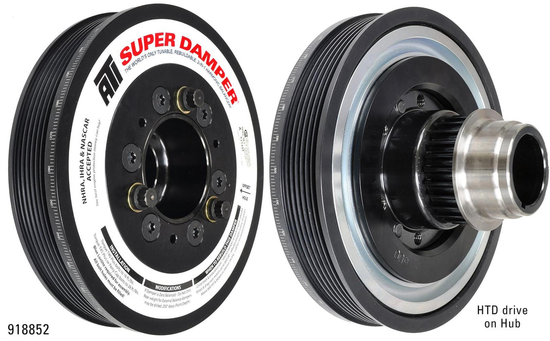 ATI Performance Products ATI Super Damper Serpentine Series Harmonic Balancers ATI918852 Autofit