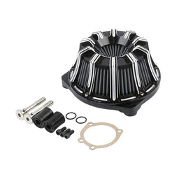 Attitude Inc Attitude Inc Air Filter Assembly ,Billet Aluminium Deep Cut Machined, Black ,EFI, For Harley Touring Electra Street Glide ,Kit Attitude Inc Air Filter Assembly ,Billet Aluminium Deep Cut Machined, Black ,EFI, For Harley Touring Electra Street Glide ,Kit Autofit