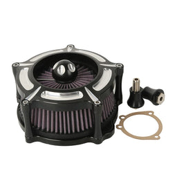 Attitude Inc Attitude Inc Air Filter Assembly ,Billet Aluminium Turbine ,Machined, Black ,EFI, For Harley Sportster 1200,883 1991-2018,Kit Attitude Inc Air Filter Assembly ,Billet Aluminium Turbine ,Machined, Black ,EFI, For Harley Sportster 1200,883 1991-2018,Kit Autofit