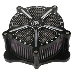 Attitude Inc Attitude Inc Aluminium CNC Machined Air Filter Assembly ,EFI, For Harley Electra Glide Custom ,Black Machined Billet ,Kit Attitude Inc Aluminium CNC Machined Air Filter Assembly ,EFI, For Harley Electra Glide Custom ,Black Machined Billet ,Kit Autofit