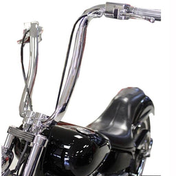 Attitude Inc Attitude Inc Beefy Ape Handlebar, Chrome, 16 in. Rise 1-1/4 in., For Harley Sporster ,Softail Custom, Each Attitude Inc Beefy Ape Handlebar, Chrome, 16 in. Rise 1-1/4 in., For Harley Sporster ,Softail Custom, Each Autofit