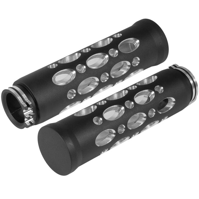 Attitude Inc Attitude Inc Billet Handle Bar Grips 1"Bars, Hand Grips For Harley ,Grater Style, Black Machined, Set Attitude Inc Billet Handle Bar Grips 1"Bars, Hand Grips For Harley ,Grater Style, Black Machined, Set Autofit
