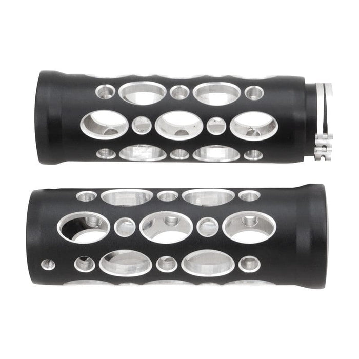 Attitude Inc Attitude Inc Billet Handle Bar Grips, Hand Grips For Harley ,Grater Style, Black Machined, Set Attitude Inc Billet Handle Bar Grips, Hand Grips For Harley ,Grater Style, Black Machined, Set Autofit