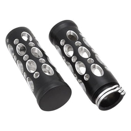 Attitude Inc Attitude Inc Billet Handle Bar Grips, Hand Grips For Harley ,Grater Style, Black Machined, Set Attitude Inc Billet Handle Bar Grips, Hand Grips For Harley ,Grater Style, Black Machined, Set Autofit