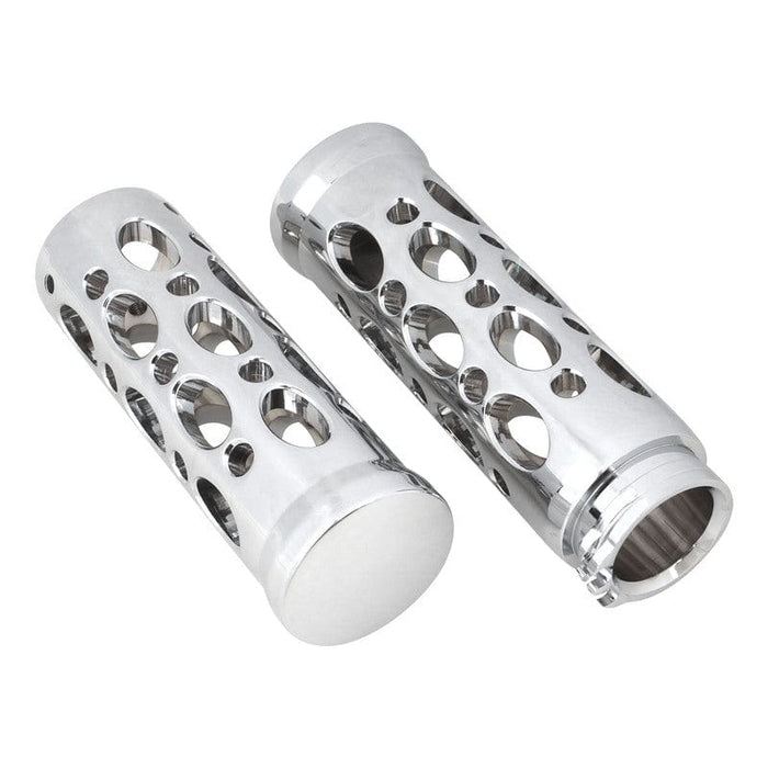 Attitude Inc Attitude Inc Billet Handle Bar Grips, Hand Grips For Harley ,Grater Style, Chrome, Set Attitude Inc Billet Handle Bar Grips, Hand Grips For Harley ,Grater Style, Chrome, Set Autofit