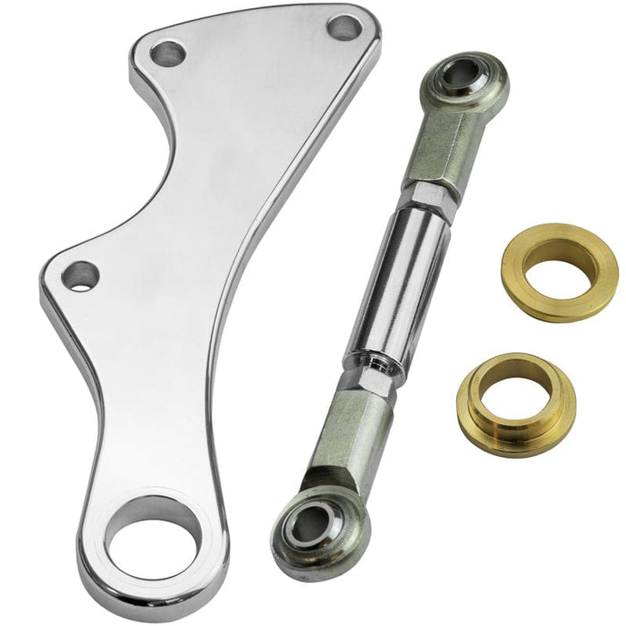 Attitude Inc Attitude Inc Brake Caliper Bracket ,Pre-99 for Harley Aftermarket Springer front end, Chrome,Each Attitude Inc Brake Caliper Bracket ,Pre-99 for Harley Aftermarket Springer front end, Chrome,Each Autofit