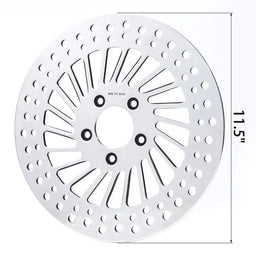 Attitude Inc Attitude Inc Brake Rotor Super Nitro, Front Left, 11.5 in. For '00-'13 XL/XR, '00-'16 Dyna, '00-'14 Softail , Each Attitude Inc Brake Rotor Super Nitro, Front Left, 11.5 in. For '00-'13 XL/XR, '00-'16 Dyna, '00-'14 Softail , Each Autofit