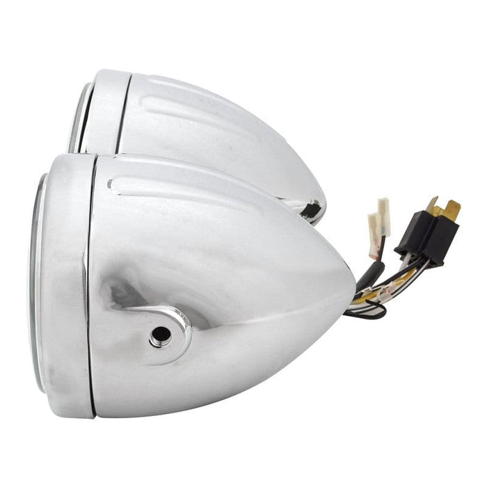 Attitude Inc Attitude Inc Chopper-Style Twin Head Lamp side mount for Harley Custom Attitude Inc Chopper-Style Twin Head Lamp side mount for Harley Custom Autofit