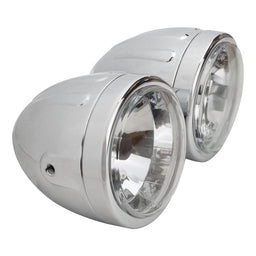 Attitude Inc Attitude Inc Chopper-Style Twin Head Lamp side mount for Harley Custom Attitude Inc Chopper-Style Twin Head Lamp side mount for Harley Custom Autofit