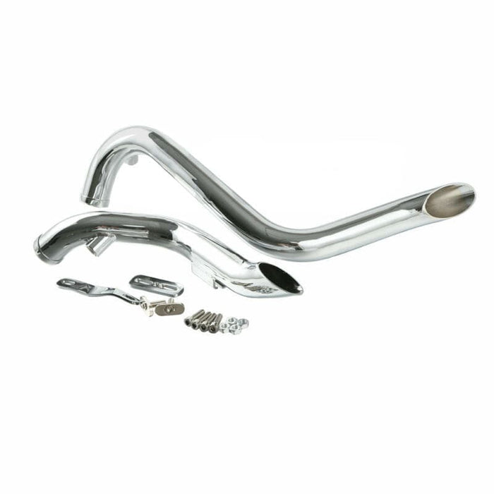 Attitude Inc Attitude Inc Exhaust Headers Chrome Drag Pipes 1 3/4 inc , suit Harley Touring , Sportster, Dyna, Softail Attitude Inc Exhaust Headers Chrome Drag Pipes 1 3/4 inc , suit Harley Touring , Sportster, Dyna, Softail Autofit