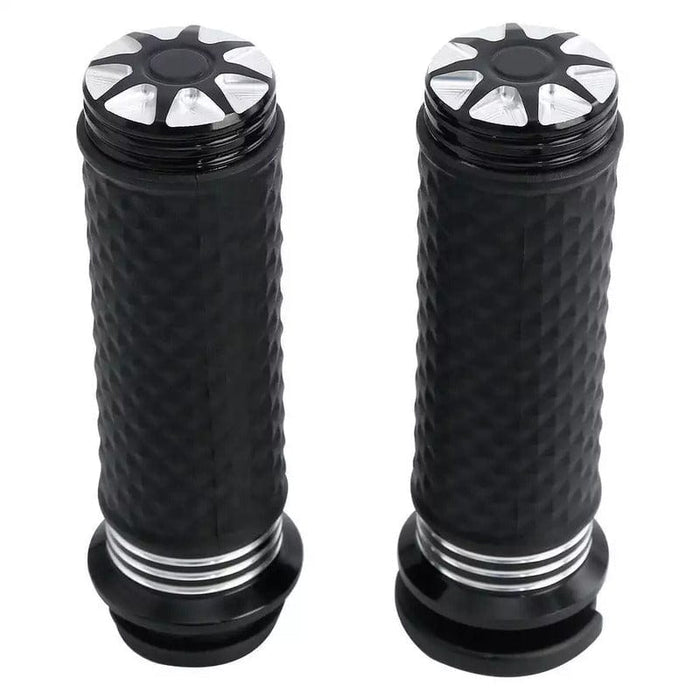 Attitude Inc Attitude Inc Handlebar Hand Grips, 1 in, Handlebar, For Harley Touring 08-20 Dyna 16-17, Pair Attitude Inc Handlebar Hand Grips, 1 in, Handlebar, For Harley Touring 08-20 Dyna 16-17, Pair Autofit