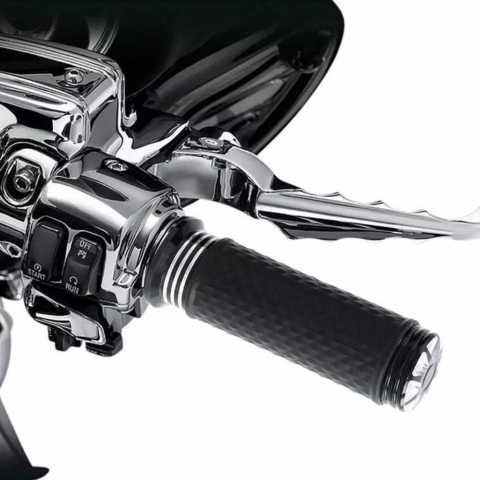 Attitude Inc Attitude Inc Handlebar Hand Grips, 1 in, Handlebar, For Harley Touring 08-20 Dyna 16-17, Pair Attitude Inc Handlebar Hand Grips, 1 in, Handlebar, For Harley Touring 08-20 Dyna 16-17, Pair Autofit