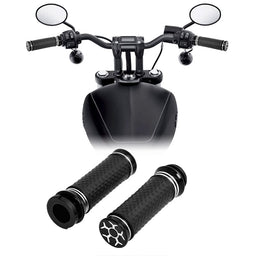 Attitude Inc Attitude Inc Handlebar Hand Grips, Black CNC Machined/ Rubber Gel Grip, 1 in, Handlebar, For Harley Breakout 114 FXBRS Road Glide FLTRX 15-20, Pair Attitude Inc Handlebar Hand Grips, Black CNC Machined/ Rubber Gel Grip, 1 in, Handlebar, For Harley Breakout 114 FXBRS Road Glide FLTRX 15-20, Pair Autofit