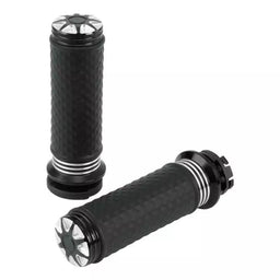 Attitude Inc Attitude Inc Handlebar Hand Grips, Black CNC Machined/ Rubber Gel Grip, 1 in, Handlebar. For Harley Dyna Super Glide FXD Softail Deluxe Slim, Pair Attitude Inc Handlebar Hand Grips, Black CNC Machined/ Rubber Gel Grip, 1 in, Handlebar. For Harley Dyna Super Glide FXD Softail Deluxe Slim, Pair Autofit