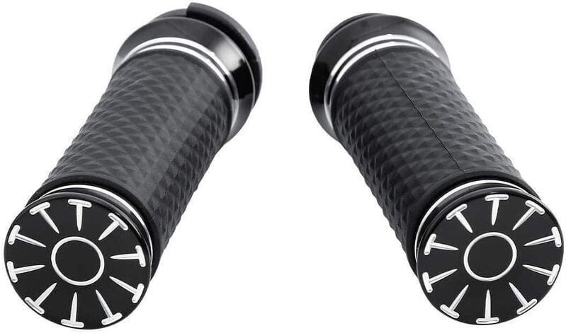 Attitude Inc Attitude Inc Handlebar Hand Grips, Black CNC Machined/ Rubber Gel Grip, 1 in, Handlebar, For Harley Heritage Classic 2018-2020, Pair Attitude Inc Handlebar Hand Grips, Black CNC Machined/ Rubber Gel Grip, 1 in, Handlebar, For Harley Heritage Classic 2018-2020, Pair Autofit