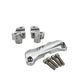 Attitude Inc Attitude Inc Handlebar Riser kit, Suit Harley 1.7 inch high, Aluminium Chrome/Machined, Set Attitude Inc Handlebar Riser kit, Suit Harley 1.7 inch high, Aluminium Chrome/Machined, Set Autofit