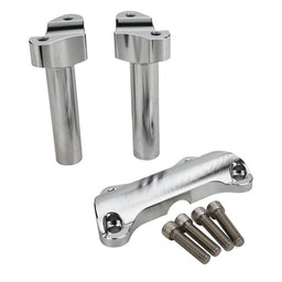 Attitude Inc Attitude Inc Handlebar Riser kit, Suit Harley 4.5 inch high, Aluminium Chrome/Machined, Set Attitude Inc Handlebar Riser kit, Suit Harley 4.5 inch high, Aluminium Chrome/Machined, Set Autofit