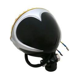 Attitude Inc Attitude Inc Headlight 5.0'' Aluminium, Brass,Silver/Black, Vintage Antique Style Chopper Bobber , Each Attitude Inc Headlight 5.0'' Aluminium, Brass,Silver/Black, Vintage Antique Style Chopper Bobber , Each Autofit