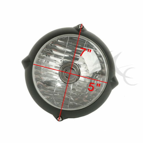 Attitude Inc Attitude Inc Headlight Lamp Kit ,Aluminium Black 7 inch, Amber Headlight Lamp, For Harley Bobber Chopper Cruiser Old School ,Each Attitude Inc Headlight Lamp Kit ,Aluminium Black 7 inch, Amber Headlight Lamp, For Harley Bobber Chopper Cruiser Old School ,Each Autofit