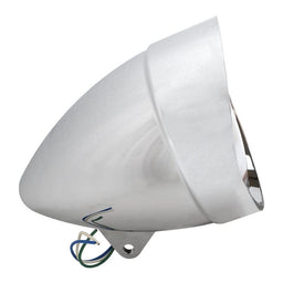 Attitude Inc Attitude Inc Indian Style 5- 3/4' Headlight ,Visor and Accent Ring Chrome Emarked For Harley & customs Attitude Inc Indian Style 5- 3/4' Headlight ,Visor and Accent Ring Chrome Emarked For Harley & customs Autofit