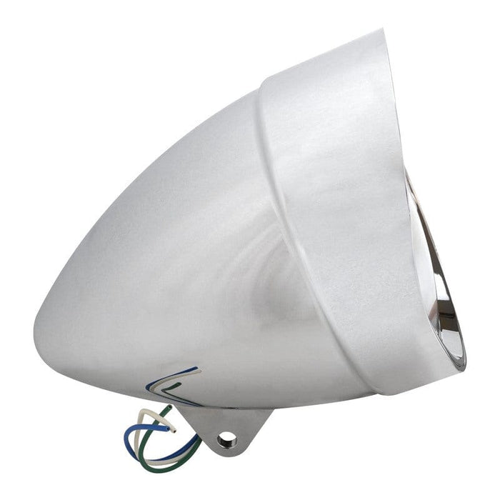 Attitude Inc Attitude Inc Indian Style 5- 3/4' Headlight ,Visor and Accent Ring Chrome Emarked For Harley & customs Attitude Inc Indian Style 5- 3/4' Headlight ,Visor and Accent Ring Chrome Emarked For Harley & customs Autofit