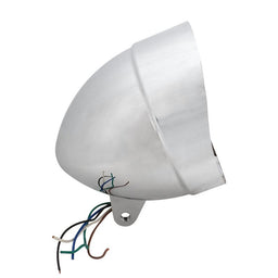 Attitude Inc Attitude Inc Indian Style Headlight, 5 3/4 Inch Dia , 170mm Long ,Visor Round Tip ,Chrome E Marked Attitude Inc Indian Style Headlight, 5 3/4 Inch Dia , 170mm Long ,Visor Round Tip ,Chrome E Marked Autofit