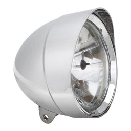 Attitude Inc Attitude Inc Indian Style Headlight, 5 3/4 Inch Dia , 170mm Long ,Visor Round Tip ,Chrome E Marked Attitude Inc Indian Style Headlight, 5 3/4 Inch Dia , 170mm Long ,Visor Round Tip ,Chrome E Marked Autofit