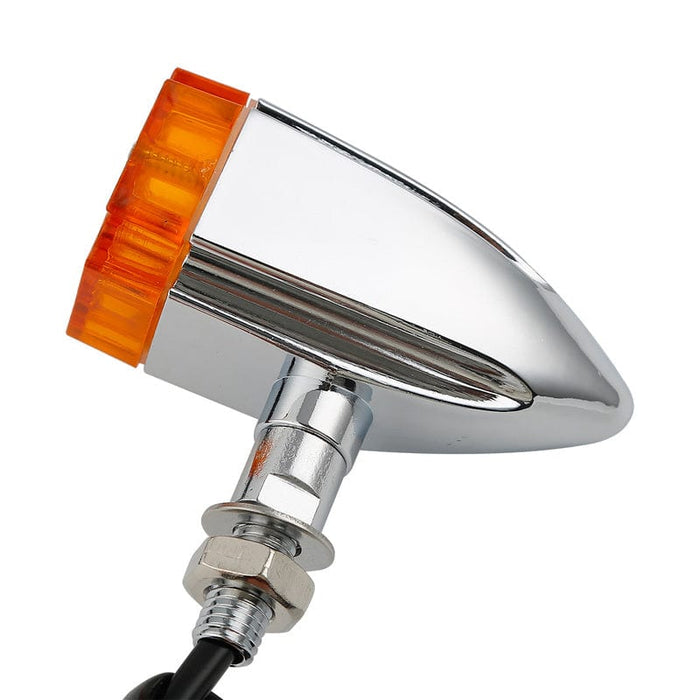 Attitude Inc Attitude Inc Maltese Cross Bullet Turn Signal Indicator Lights LED, Chrome, For Harley Models, Set Attitude Inc Maltese Cross Bullet Turn Signal Indicator Lights LED, Chrome, For Harley Models, Set Autofit