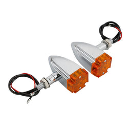 Attitude Inc Attitude Inc Maltese Cross Bullet Turn Signal Indicator Lights LED, Chrome, For Harley Models, Set Attitude Inc Maltese Cross Bullet Turn Signal Indicator Lights LED, Chrome, For Harley Models, Set Autofit