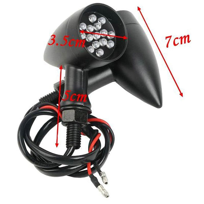 Attitude Inc Attitude Inc Mini Bullet Universal Turn Signal Indicator Lights LED, Black, For Harley Models, Set Attitude Inc Mini Bullet Universal Turn Signal Indicator Lights LED, Black, For Harley Models, Set Autofit