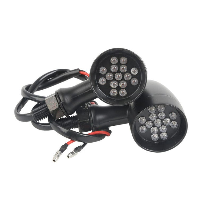 Attitude Inc Attitude Inc Mini Bullet Universal Turn Signal Indicator Lights LED, Black, For Harley Models, Set Attitude Inc Mini Bullet Universal Turn Signal Indicator Lights LED, Black, For Harley Models, Set Autofit