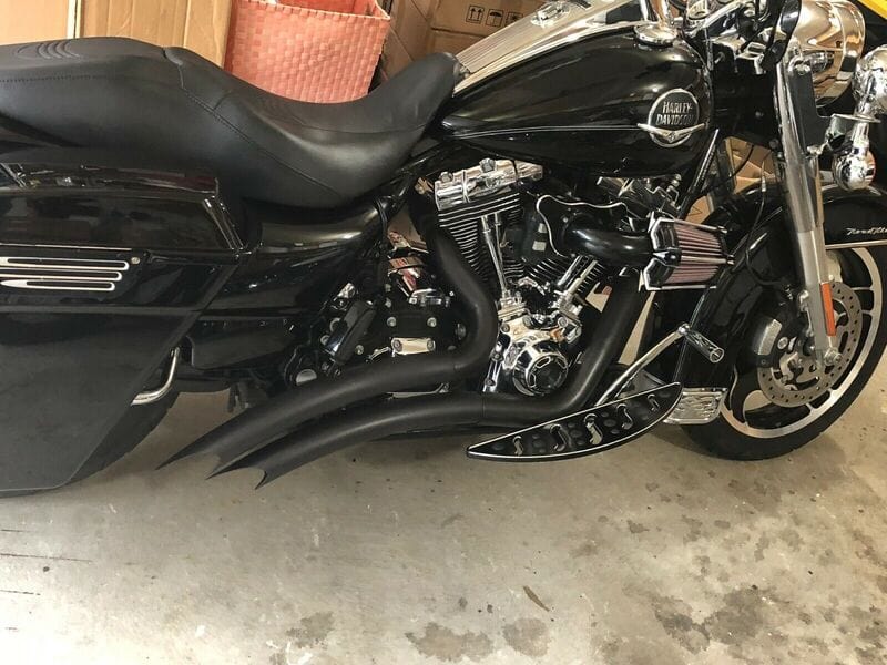 Attitude Inc Attitude Inc, Razors Black Headers, Exhaust Kit, Big Radius Suit Harley FLH 1995-2006 & 2010-2016 FLHT Bagger, Black with HeatShields, Kit Attitude Inc, Razors Black Headers, Exhaust Kit, Big Radius Suit Harley FLH 1995-2006 & 2010-2016 FLHT Bagger, Black with HeatShields, Kit Autofit
