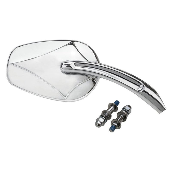 Attitude Inc Attitude Inc Rear View Mirror set, Arrowhead Rectangular Curved Stem, For Harley , Pair Attitude Inc Rear View Mirror set, Arrowhead Rectangular Curved Stem, For Harley , Pair Autofit