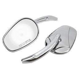Attitude Inc Attitude Inc Rear View Mirror set, Arrowhead Rectangular Curved Stem, For Harley , Pair Attitude Inc Rear View Mirror set, Arrowhead Rectangular Curved Stem, For Harley , Pair Autofit