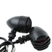 Attitude Inc Attitude Inc Retro Universal Turn Signal Indicator Lights , Black Body, Red Lense, For Harley Models, Set Attitude Inc Retro Universal Turn Signal Indicator Lights , Black Body, Red Lense, For Harley Models, Set Autofit